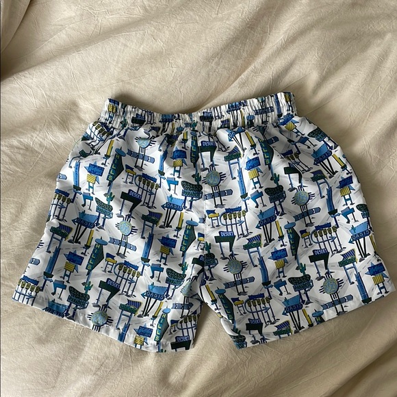 Colorful Patterned Swim Shorts - Picture 2 of 3